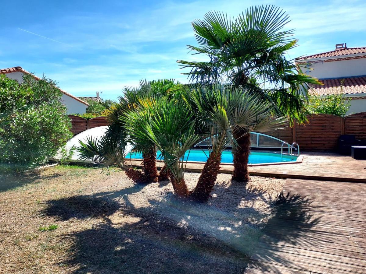 Villa Maison familiale avec piscine chauffée à Saint-Georges-de-Didonne Extérieur photo